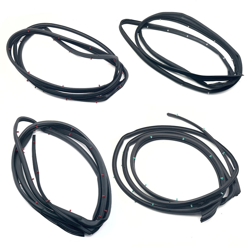DURAFORCE 1 Set (4 PC) 4 Door Weatherstrip Moulding Seal For Honda ACCORD Sedan 2003-2007