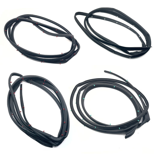 DURAFORCE 1 Set (4 PC) 4 Door Weatherstrip Moulding Seal For Honda ACCORD Sedan 2003-2007