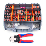 DURAFORCE DTDeustch Connector Kit 2/3/4/6/8/12Pin Removal Tool Waterproof Connector 338pcs