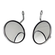 DURAFORCE Motorcycle Rear View Mirrors Z50J1/JZ ST50 ST70 CL70 CT90 For Honda M8 Chrome US