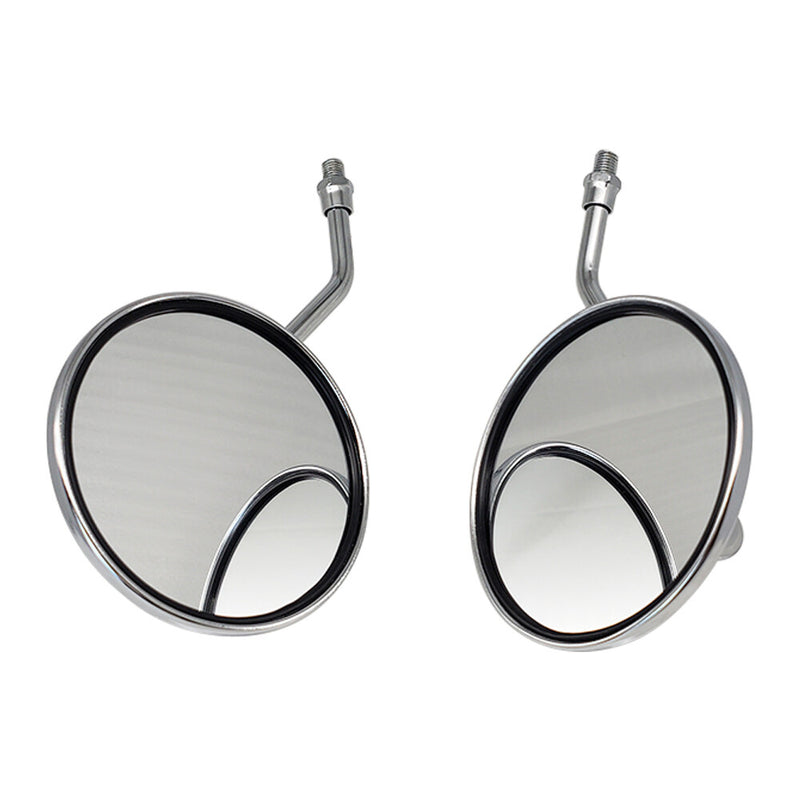 DURAFORCE Motorcycle Rear View Mirrors Z50J1/JZ ST50 ST70 CL70 CT90 For Honda M8 Chrome US