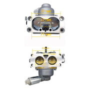 DURAFORCE Carb Carburetor with Gaskets 46 inch 960430257 For Husqvarna YTH22V46 Tractor
