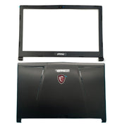 DURAFORCE New For MSI GE63 Raider RGB MS-16P5 Top LCD Back Cover+Front Bezel+Screen Hinges