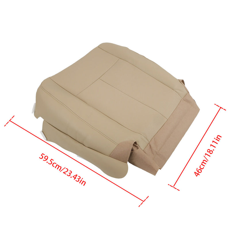 DURAFORCE For Ford Expedition 2007-2014 Perforated Front Driver Bottom Leather Seat Cover