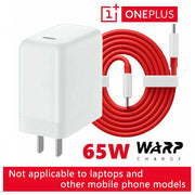 DURAFORCE New 65W Warp Charger w/ Type-C Cable For OnePlus 9Pro Nord 7T 8TPro Charger US