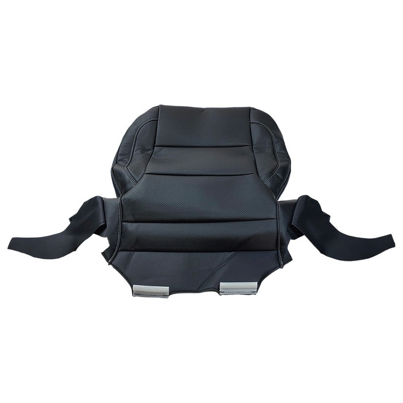 DURAFORCE Driver & Passenger Bottom Seat Cover Black For 2014 2015 -2019 GMC Yukon Sierra