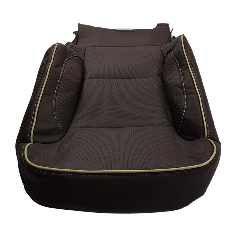 DURAFORCE For 2015 2016-2019 Chevy Silverado High Country Driver Top Leather Seat Cover