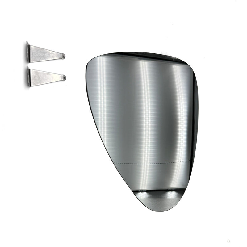 DURAFORCE NEW Driver Left Side Mirror Glass w/Plate for Porsche Panamera 2010-2016 US