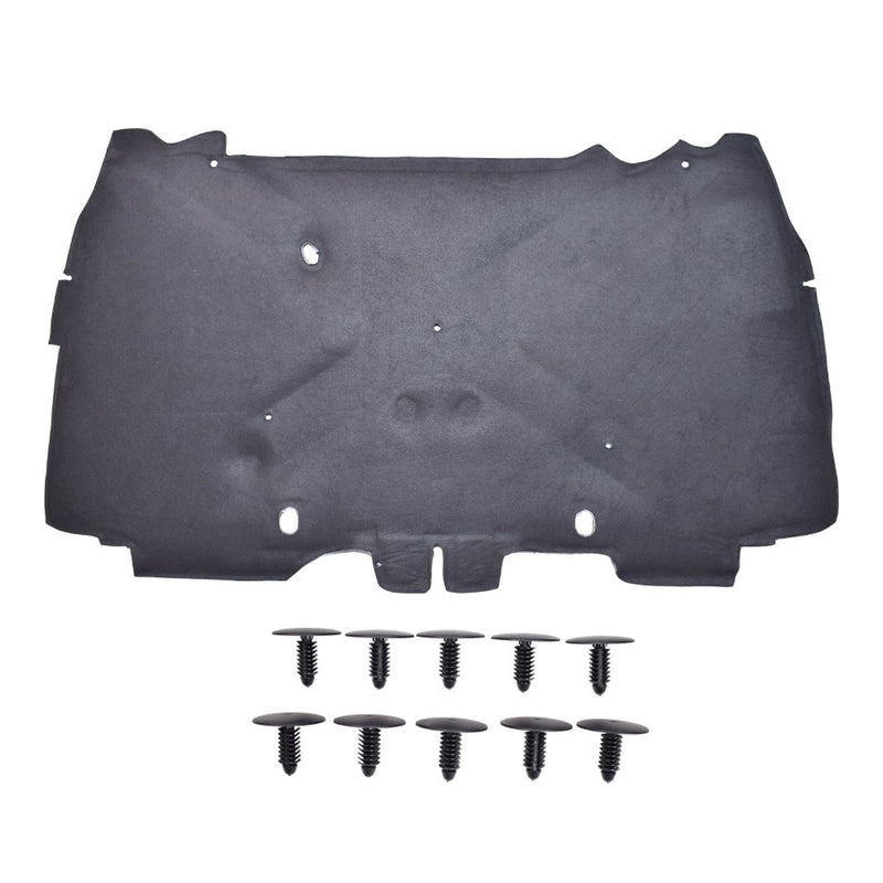 DURAFORCE Engine Mat Hood Insulation Pad Heat Shield For Jeep Wrangler 3.6L 3.8L 2007-2017
