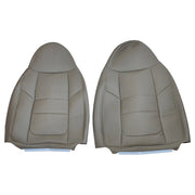 DURAFORCE Driver Passenger Bottom Top Leather Seat Cover TAN For 2001 Ford F250 Lariat New