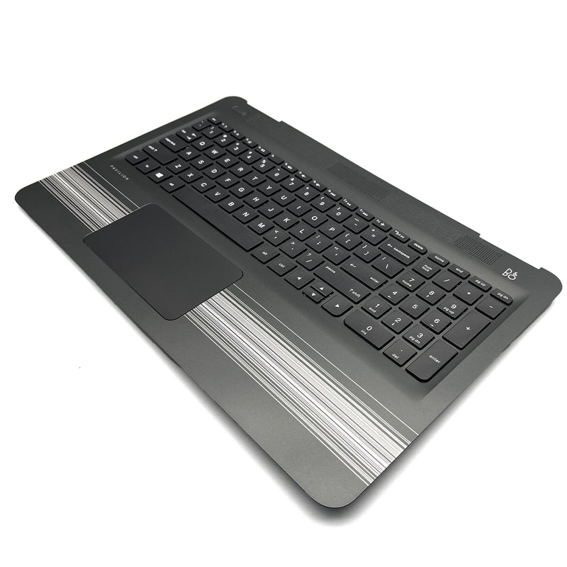 DURAFORCE For HP Pavilion 15-AW 15-AU023CL 15-AU Palmrest Keyboard Non-Backlit 856026-001