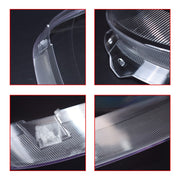 DURAFORCE For Porsche Cayenne 2003-2006 2PCS Car Headlight Lens Cover Shell+Glue Clear L+R