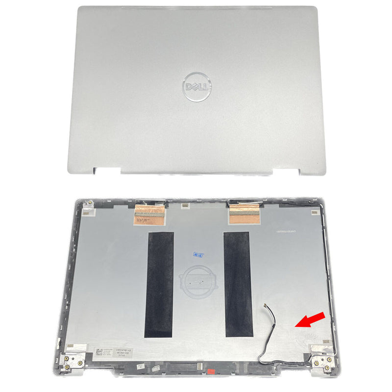 DURAFORCE 0GCPWV Silver Back Cover Top Rear Lid for Dell Inspiron 15MF 7000 7569 7579