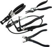 DURAFORCE 4 Pcs Hose Clamp Pliers Flat Band Hose Clamp Plier Hose Clamp Tool With 27" Long