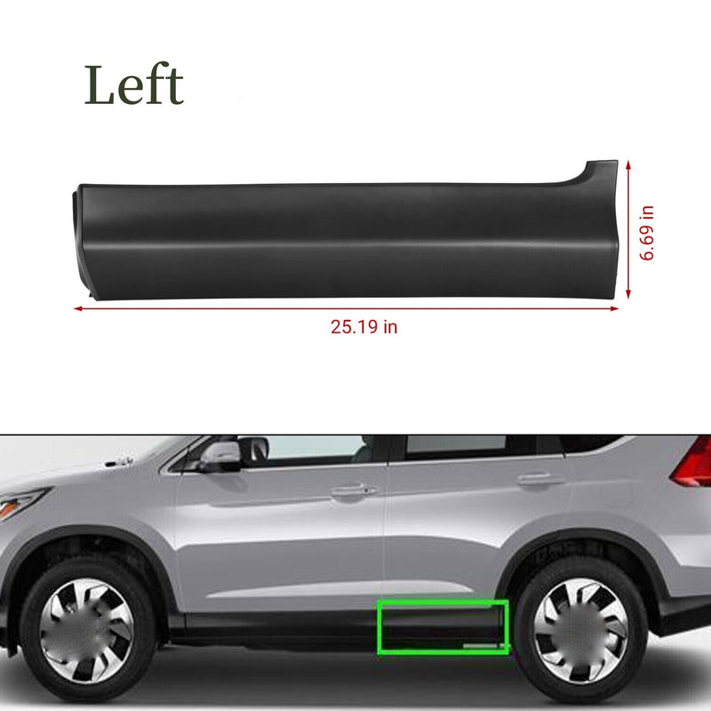 DURAFORCE Rear Left Door Lower Molding Garnish Panel For Honda CR-V 2012-16 75333-T0A-A01