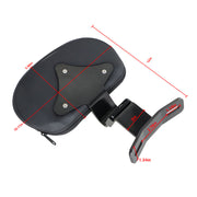 DURAFORCE Front Driver Rider Backrest Fit For CVO Touring Road King Glide FLHR 2009-Up