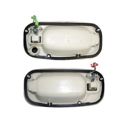 DURAFORCE Front Exterior Olympic White Painted Door Handle Set Fit For 1999-2007 Silverado