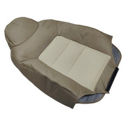 DURAFORCE Driver Side Top Leather Perforated Seat Cover Tan For Ford Expedition 2003-2006