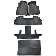 DURAFORCE Floor Mats For 2021-2025 Chevrolet Suburban & 2021-2025 GMC Yukon XL All-Weather