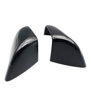 DURAFORCE 2PCS Left + Right Rear View Side Mirror Cover Skull Cap Black For Tesla Model y