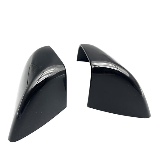 DURAFORCE 2PCS Left + Right Rear View Side Mirror Cover Skull Cap Black For Tesla Model y