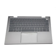 DURAFORCE New For Dell Inspiron 5410 2-in-1 Palmrest Backlit Keyboard 04GR69 4GR69 US