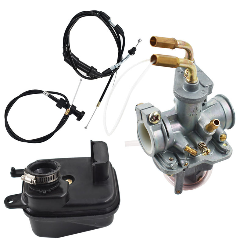 DURAFORCE For Yamaha Y ZINGER PW 50 Carburetor Air Filter & Throttle Choke Cable Carb NEW