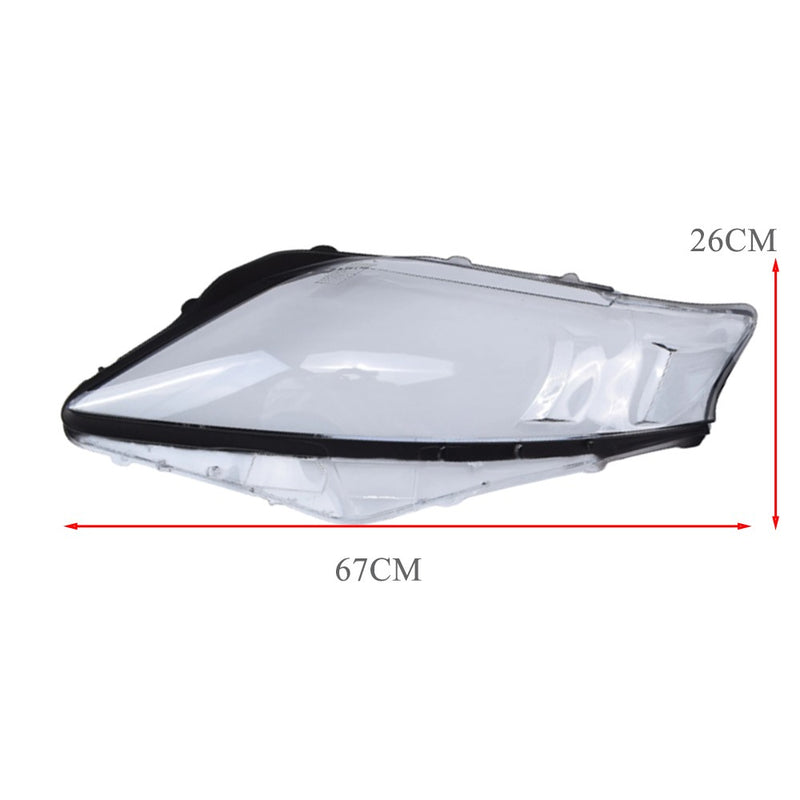 DURAFORCE For Lexus RX350 RX450 RX270 2009-2011 Headlight Lens Shell Cover Left & Right
