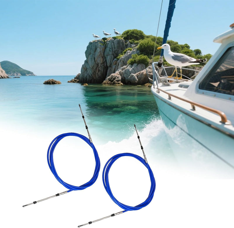DURAFORCE 2 Marine Throttle Shift Remote Control Cable 33C 40FT for Yamaha Outboard Engine