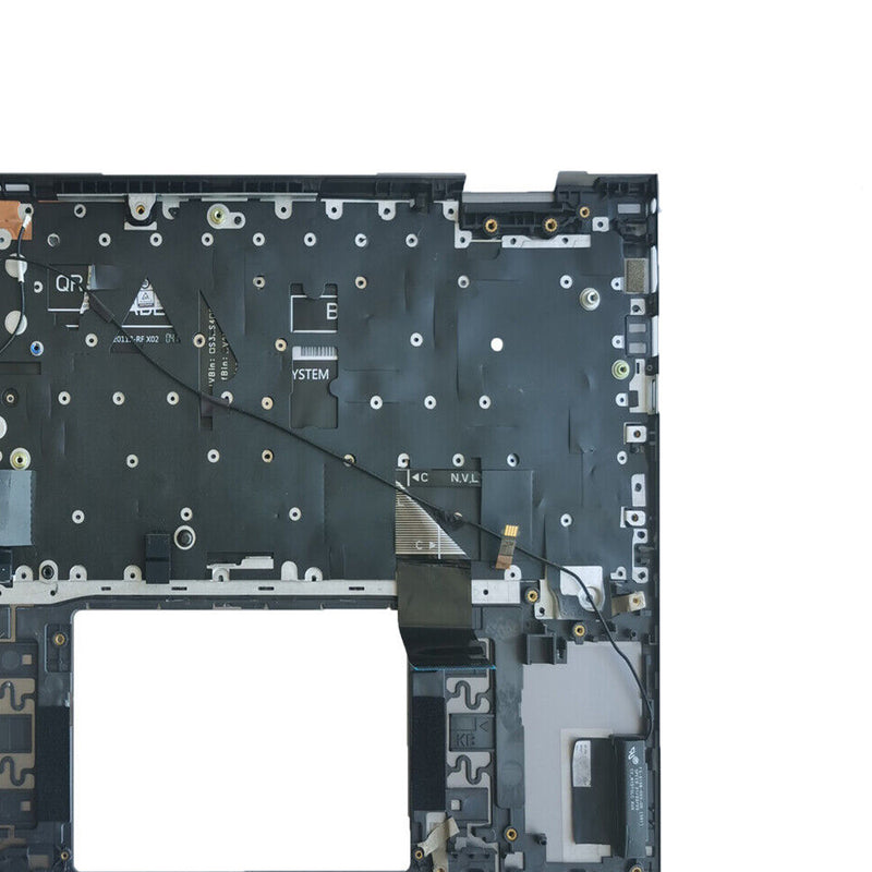 DURAFORCE New Palmrest Cover Backlit Keyboard 06P0TG For Dell Inspiron 15Pro 5510 5515 USA