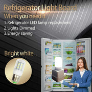 DURAFORCE 5304511738 PS12364857 AP6278388 Refrigerator LED Light Bulb for Frigidaire 3 5W
