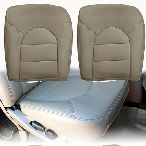 DURAFORCE Driver & Passenger Side Bottom Seat Covers For 1999 2000 Ford F250 F350 Lariat