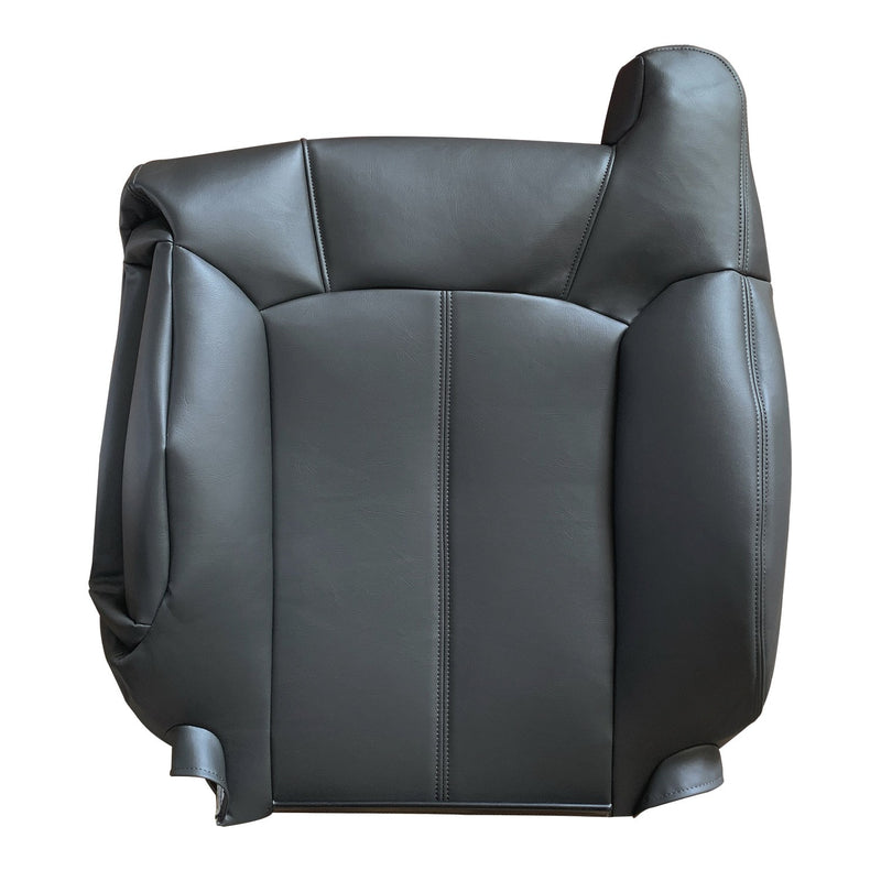DURAFORCE For 1999 2000 2001 2002 Chevy Silverado & GMC Sierra Leather Seat Cover Black