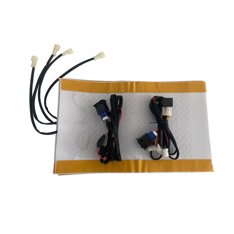 DURAFORCE For Trucks Carbon Fiber Heated Seat Heater Pad Kit Car Switch 12V Universal