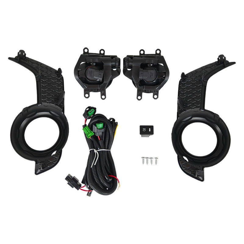 DURAFORCE For 2014-2021 Toyota 4Runner TRD/SR5 Fog Lights+Lamps Bezel+Wire Switch Kits