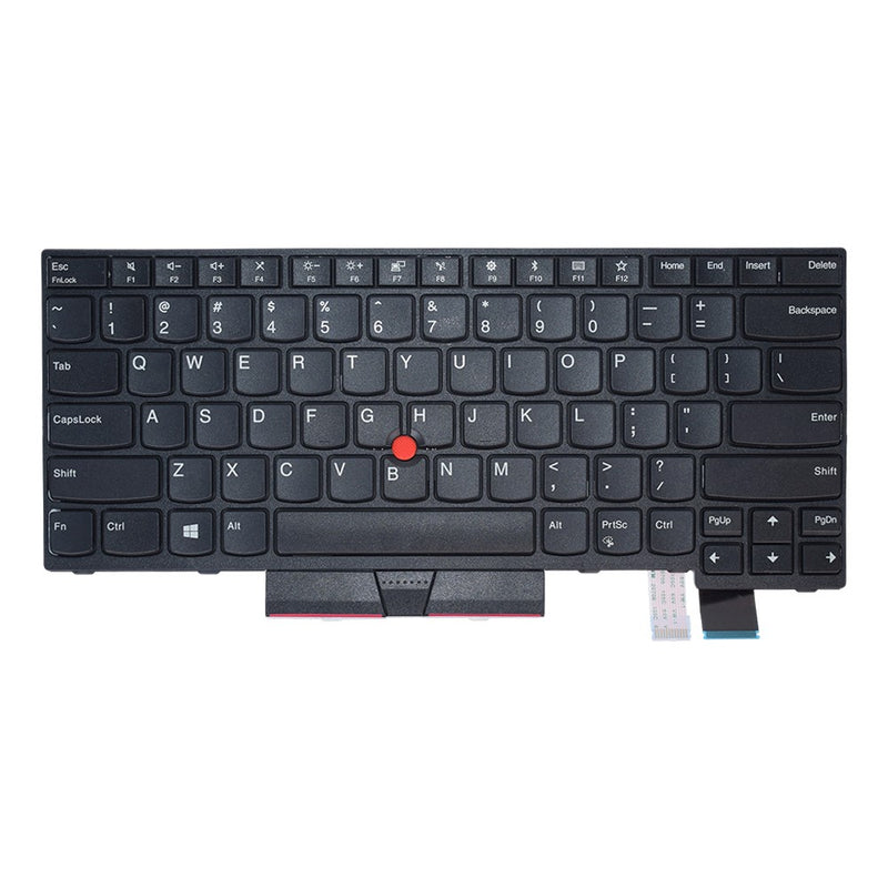 DURAFORCE Non-Backlit Keyboard Fit For Lenovo ThinkPad A485 T470 T480 Black 01AX446 New US