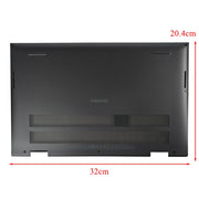 DURAFORCE New Lower Case For Dell Inspiron 5410 5415 7415 2-in-1 0MPT4M Bottom Cover