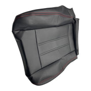 DURAFORCE Driver Bottom Leather Seat Cover Red Seam For 2008-2020 Dodge Grand Caravan