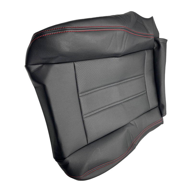 DURAFORCE Driver Bottom Leather Seat Cover Red Seam For 2008-2020 Dodge Grand Caravan