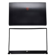 DURAFORCE New Top LCD Back Cover+Front Bezel Black For MSI GF75 MS-17F1 MS-17F5 3077F1A211