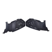 DURAFORCE 2Pcs Front Left Right Fog Light Cover Set for Ford Explorer 2017 Sport