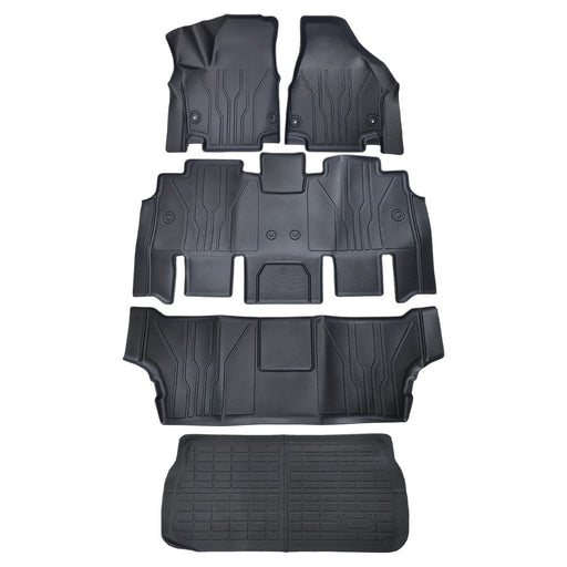 DURAFORCE For 2017-2025 Chrysler Pacifica/Voyager Floor Mats + Cargo Liner All Weather
