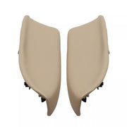 DURAFORCE Pair Fit For Honda Accord 2008-12 Door Panels Armrest Cover Leather Beige LH +RH
