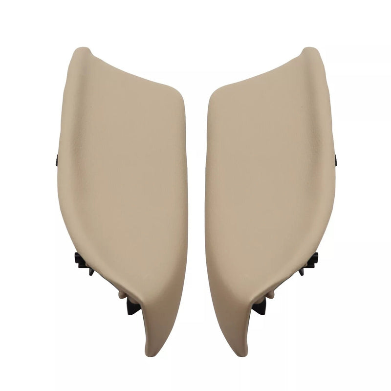 DURAFORCE Pair Fit For Honda Accord 2008-12 Door Panels Armrest Cover Leather Beige LH +RH