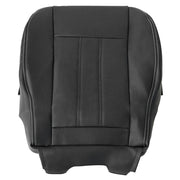 DURAFORCE Town & Country Driver Bottom Seat Cover Black White Seam For 2011-2016 Chrysler
