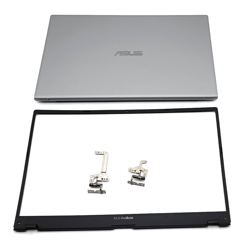 LCD Back Cover Front Bezel Hinges Silver for ASUS VivoBook X512 X512U