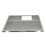 DURAFORCE New For Dell Inspiron 15 5501 5505 Palmrest Non-Backlit Keyboard 06XCC3 Silver