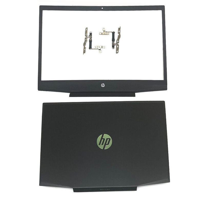 DURAFORCE For HP Pavilion 15-CX Series Top LCD Back Cover & Bezel Hinges L20313-001 Black