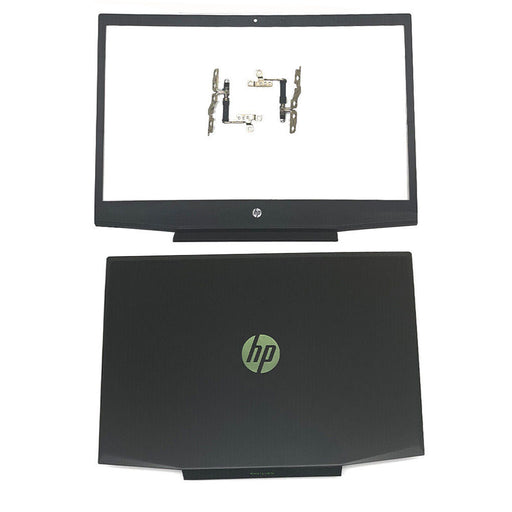 DURAFORCE For HP Pavilion 15-CX Series Top LCD Back Cover & Bezel Hinges L20313-001 Black