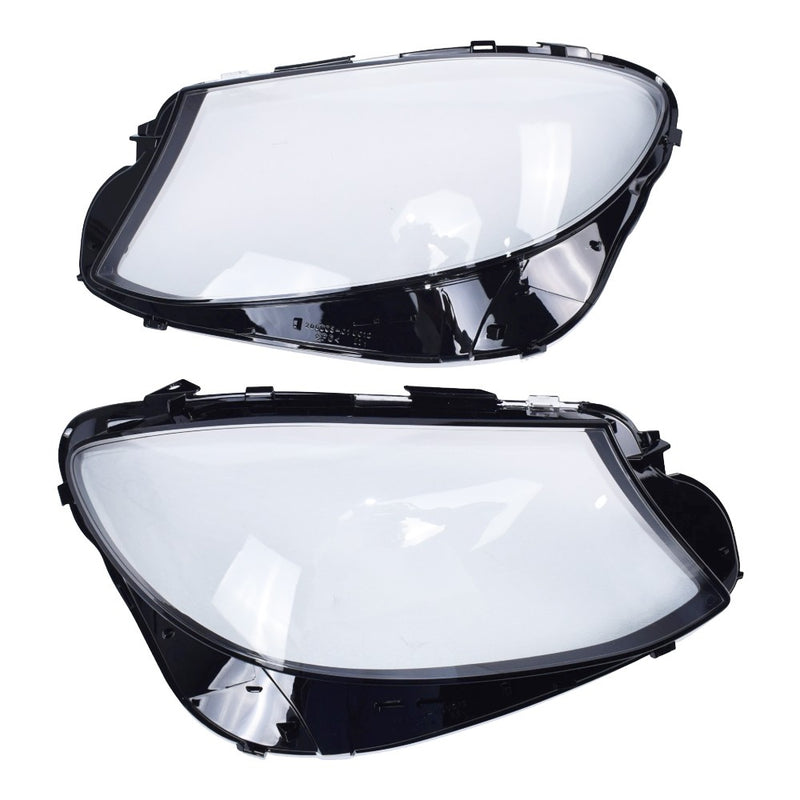 DURAFORCE Headlight Lens Covers for Mercedes E-Class W213 2017-2020 Left+Right w/ Sealant